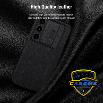Bao Da Nillkin Qin Pro Dành Cho Galaxy S24 FE Thiết Kế Sang Trọng, Bảo Vệ Toàn Diện - Hàng Chính Hãng