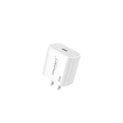 Củ sạc nhanh Volwatt GE-20P-C-M GaN 20W Fast Charger - Hàng Chính Hãng Full Box