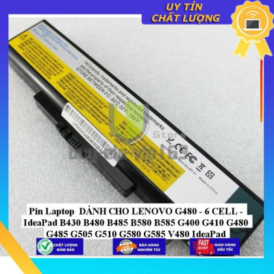 Pin Laptop dùng cho LENOVO G480 IdeaPad B430 B480 B485 B580 B585 G400 G410 G480 G485 G505 G510 G580 G585 V48 - Hàng Nhập Khẩu  MIBAT911