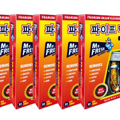 Combo 2 hộp 4 gói bột thông tắc làm sạch đường ống Hàn Quốc (100g/gói)