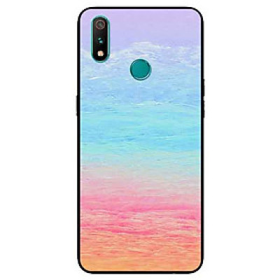Ốp Lưng in cho Realme 3 Pro Mẫu NỀN ĐÁ HOA 11 - Hàng Chính Hãng