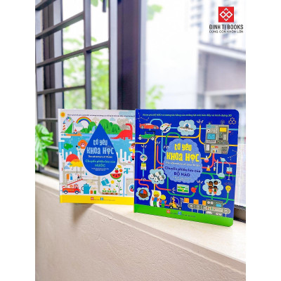 Sách - Tớ Yêu Khoa Học - Cùng Khám Phá Chuyến Phưu Lưu Của Não Bộ Và Của Nước - Combo 2 Tập - Đinh Tị Books