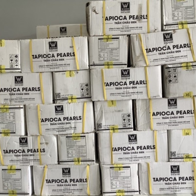 Trân Trâu Đen/Hoàng Kim - Wings Tapioca Pearls gói 3 Kg 