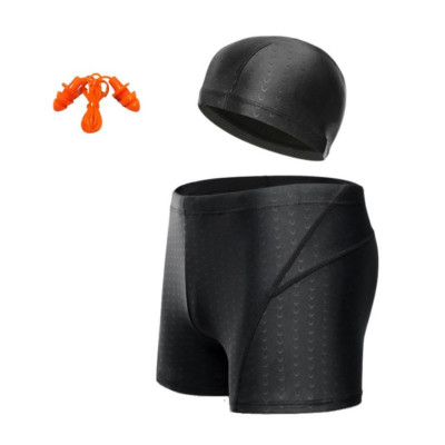 Quần Bơi Nam Thiết Kế Vảy Cá Mập Yesure Chống Thấm Nước , Nhanh Khô  Tặng Kèm Nón Bơi và Bịt Tai Silicon Cao Cấp 