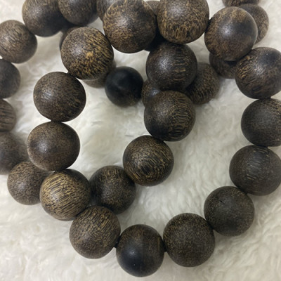 Vòng tay trầm hương dành cho nam vân gỗ đẹp cao cấp-  Tâm An Nhiên