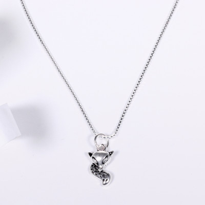 Dây chuyền bạc mặt hồ ly