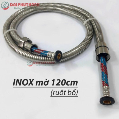 Bộ Tay Sen Tắm Inox SUS304 KZ-TS04TD Tay Sen Tăng Áp Dây Inox 1m2 Ruột Bố 3 Lớp - Đủ bộ tay cầm, dây, gác,..