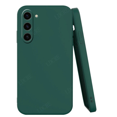 Ốp lưng silicon case cho Samsung Galaxy S24 Fe , S23 FE mỏng 0.3mm chống bám bẩn mặt lưng siêu mềm mịn, có gờ bảo vệ camera - Hàng chính hãng