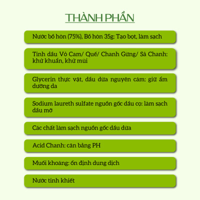 Nước rửa chén hữu cơ Bồ hòn Ecocare tinh dầu Vỏ Cam 4000ml