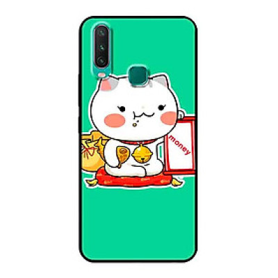 Ốp Lưng in cho Vivo Y15 Mẫu Mèo May Mắn 4 - Hàng Chính Hãng