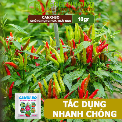 Phân Bón Canxi Bo Greenhome, Viên 10Gr, Tăng Đậu Trái, Chống Rụng Hoa Và Trái Non, Chống Thối Trái