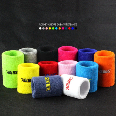 Băng Đô Đeo Cổ Tay Chặn Mồ Hôi AOLIKES 0235 , Tập Gym , Thể Thảo, Cầu Lông , Tennis, Quần Vợt