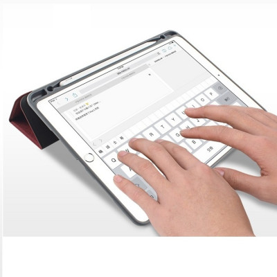 Bao da Mutural Tailor dựng đứng có khay bút dành cho iPad Mini 5 - Hàng chính Hãng