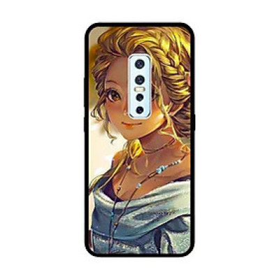 Ốp Lưng in cho Vivo V17 Pro Mẫu Cô Gái Tóc Vàng - Hàng Chính Hãng