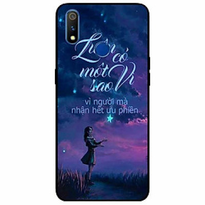 Ốp lưng in cho Realme 3 Mẫu Luôn Có Một Vì Sao