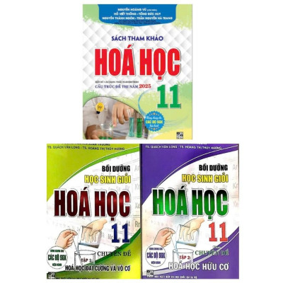 Combo Sách Tham Khảo Hóa Học 11 + Bồi Dưỡng Học Sinh Giỏi Hoá Học 11 Theo Chuyên Đề (Bộ 3 Quyển) - HA