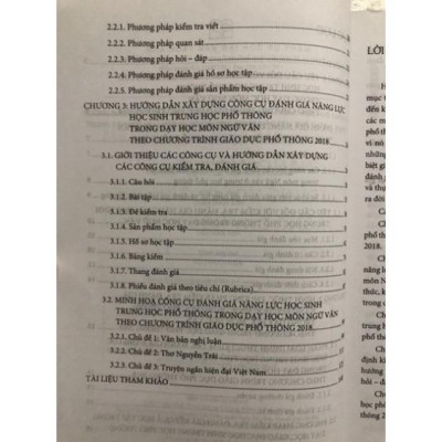 Sách - Hướng dẫn kiểm tra, đánh giá năng lực học sinh trung học phổ phông trong dạy học Ngữ văn