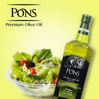 Dầu Oliu Extra Virgin PONS 250ml Tây Ban Nha ( Chai thủy tinh)