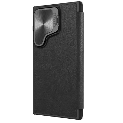 Ốp Lưng Nillkin Qin Prop Leather Case cho Samsung Galaxy S24 Ultra - Hàng Chính Hãng