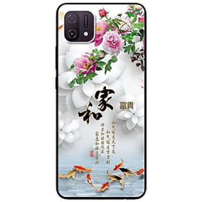 Ốp lưng dành cho Oppo A16K - Oppo A36 / A76 - Oppo Reno 7z 5G mẫu Chim Cá Hoa Trắng