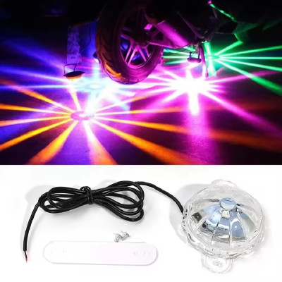ĐÈN LED TRANG TRÍ DƯỚI GẦM XE SÁNG NHẤP NHÁY 48 TIA LED CỰC ĐẸP MẪU MỚI 