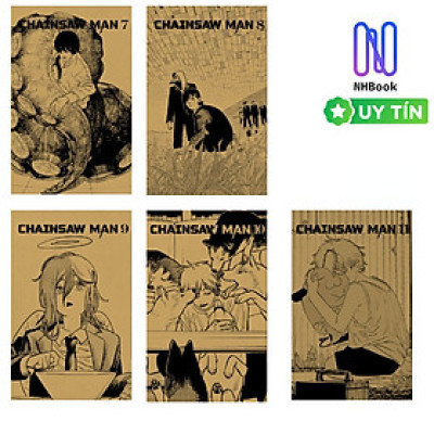 Combo 5 Cuốn Chainsaw Man (  Tập 7,8,9,10,11 )