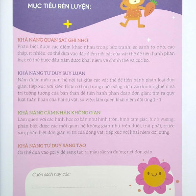 Phát Triển IQ Rèn Luyện Tư Duy Não Bộ 2-4 Tuổi - Khả Năng Tư Duy Logic