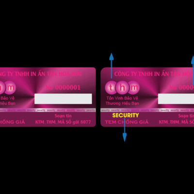 Tem hologram chống hàng giả công nghệ  4.0 bảo mật cao, xác thực hàng chính hãng