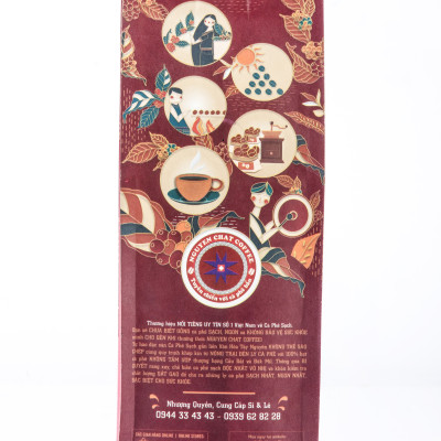 Cà Phê Xay Nguyên Chất HẢO HẠNG 1 Premium Coffee No. 1 Phong Cách Ý Hương Thơm Nồng, Vị Đắng Đậm Đà, Hậu Vị Ngọt 250g