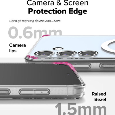 Ốp lưng dành cho Samsung Galaxy S24 FE RINGKE Fusion Magnetic - Hàng Chính Hãng