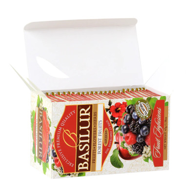 Trà trái cây Basilur vị trái cây rừng – túi lọc 50g