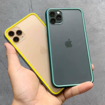 Ốp lưng Trong Suốt Viền Màu Sexy Likgus CHỐNG Ố dành cho iphone - hàng chính hãng