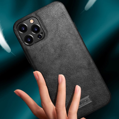 Ốp lưng iPhone 12 Pro Max chính hãng SULADA dạng da mềm