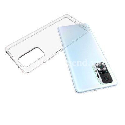 Ốp lưng dẻo trong suốt bảo vệ toàn diện, chống sốc bảo vệ camera cho Xiaomi Redmi Note 10 - Hàng nhập khẩu