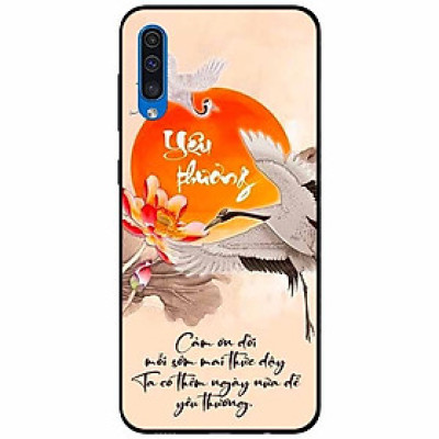 Ốp lưng in cho Samsung A70 Mẫu Yêu Thương
