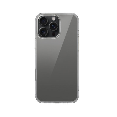 Ốp Lưng Trong Suốt cho iphone 17 series/ iPhone 16 Pro/ 16 Pro Max/ 16/ 16 Plus MIPOW TRANSPARENT CASE, chống ố vàng, mặt lưng kính_ Hàng chính hãng