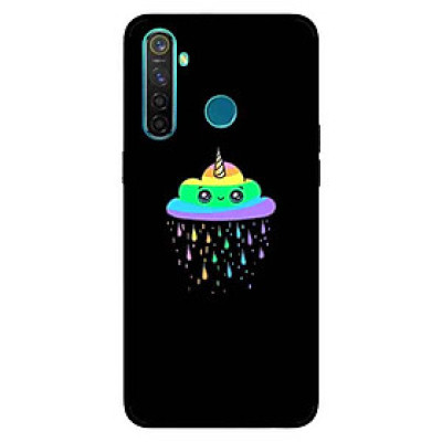 Ốp Lưng in cho Realme 5 Mẫu Mây Kỳ Lân - Hàng Chính Hãng