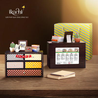 HỘP QUÀ XANH CÁ NHÂN HÓA TỦ TRI ÂN - Hộp quà tặng cao cấp cho cha mẹ, bạn bè nhân dịp kỷ niệm, sinh nhật