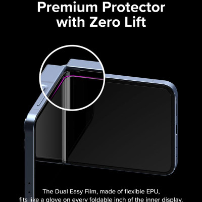 Combo 2 Bộ Miếng Dán Màn Hình RINGKE 3-in-1 Protector dành cho Samsung Galaxy Z Flip 6 (dán màn hình ngoài, màn trong, dán viền)_ Hàng chính hãng