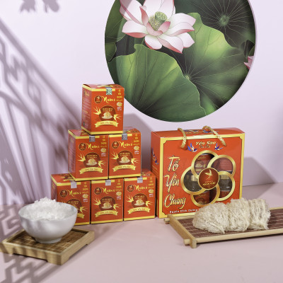 Lốc 6 Hũ Yến Sào Chưng Saffron Collagen Nhân Việt 30% Yến Nguyên Chất Hũ 70ml