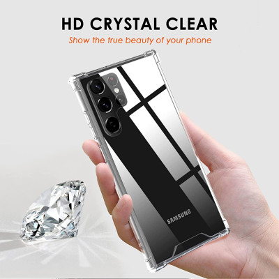 Ốp lưng silicon dẻo cho Samsung Galaxy S22 Ultra hiệu Ultra Thin (độ trong tuyệt đối, siêu mỏng 0.6mm) - Hàng nhập khẩu