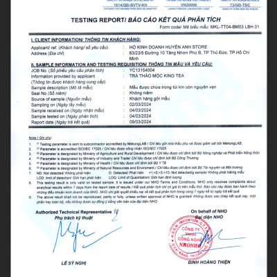 Trà Kingtea 500g - Trà Thảo Mộc Thanh Nhiệt - Mát Gan - Hỗ Trợ Điều Trị Mất Ngủ 