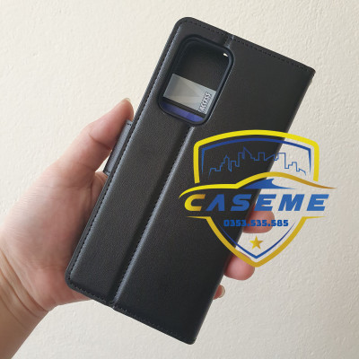 Bao da dạng ví dành cho OPPO Reno7 5G hiệu Hanman có quai cài - Hàng Chính Hãng