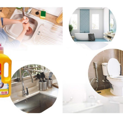 Dung dịch thông tắc đường ống cực mạnh Mitsuei, tiêu diệt tận gốc các loại vi khuẩn và chất cặn bẩn, mùi hôi thối -nội địa Nhật Bản 