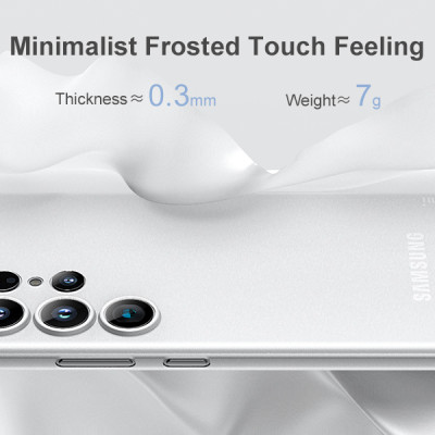 Ốp lưng chống sốc siêu mỏng 0.3mm cho Samsung Galaxy S23 Ultra hiệu Memumi có màng bảo vệ Camera (mặt lưng nhám mềm mịn) - hàng nhập khẩu