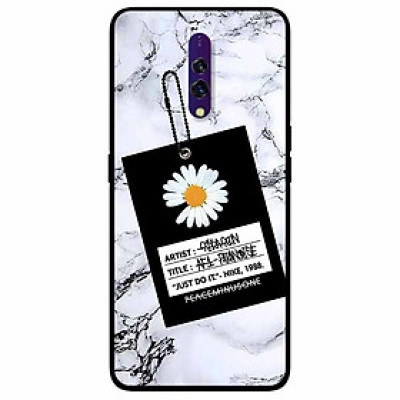 Ốp lưng in cho Oppo K3 Mẫu Cúc Nền Đá