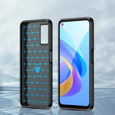 Ốp lưng chống sốc vân kim loại cho Oppo A36 / A76 / A96 / K10 / Realme 9i hiệu Likgus (bảo vệ toàn diện, chống va đập) - hàng nhập khẩu