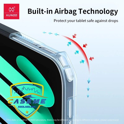 Ốp Lưng Chống Sốc Dành Cho iPad Mini 6 Chính Hãng XUNDD – Tích Hợp Giá Đỡ 3 Chế Độ - Hàng Chính Hãng