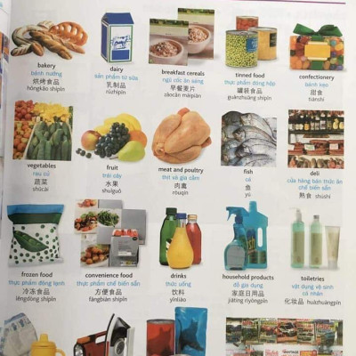 Combo 2 sách Từ điển hình ảnh Tam Ngữ Trung Anh Việt  16000 từ có mp3 nghe qua app– Pons General Reference Visual English Vietnamese Chinese Trilingual Dictionary +Phát triển từ vựng tiếng Trung Ứng dụng (in màu) (Có Audio nghe) +DVD tài liệu