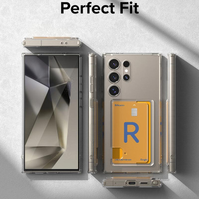 Ốp lưng dành cho Samsung Galaxy S24 Ultra RINGKE Fusion Card_ Hàng chính hãng